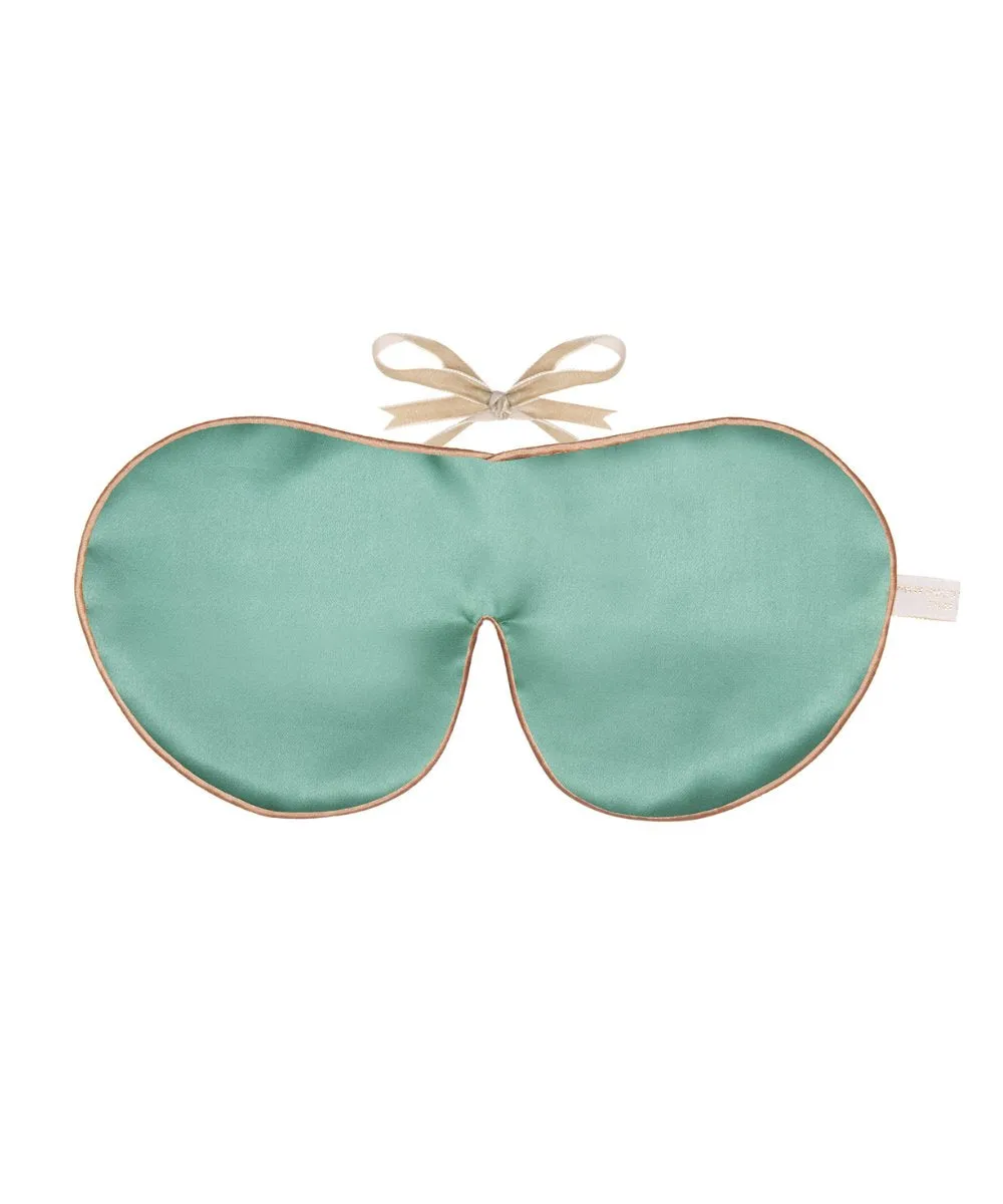 Anti-Ageing Silk Eye Mask - Plain Jade