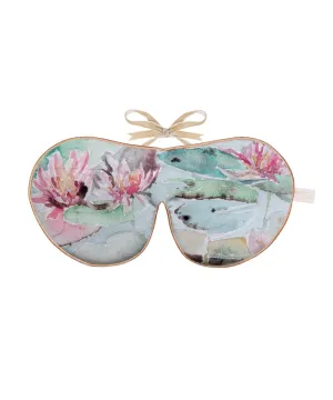 Anti-Ageing Silk Eye Mask - Water Lilies