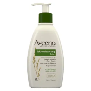 Aveeno Moisturizer 12 oz. Pump Bottle Lotion Unscented, 1 Count