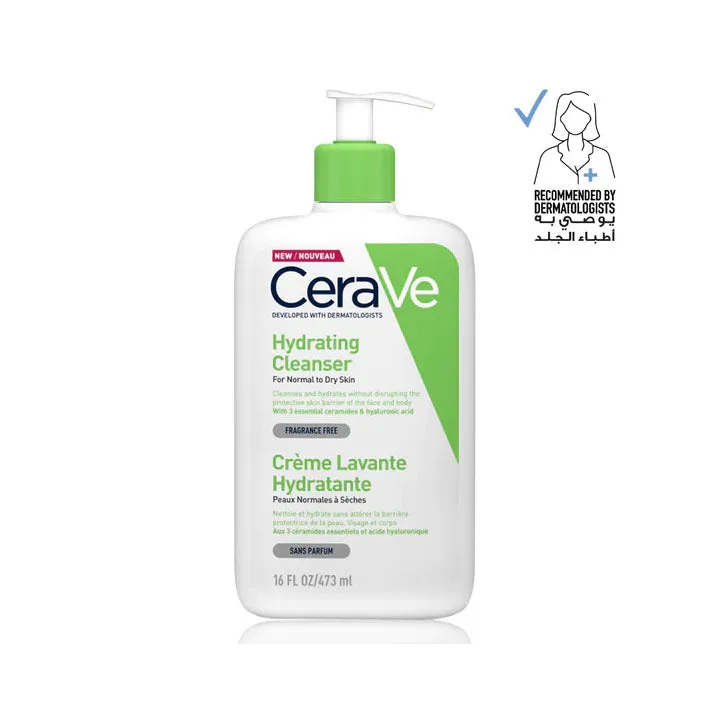 CeraVe Hydrating Cleanser For Normal to Dry Skin 473ml