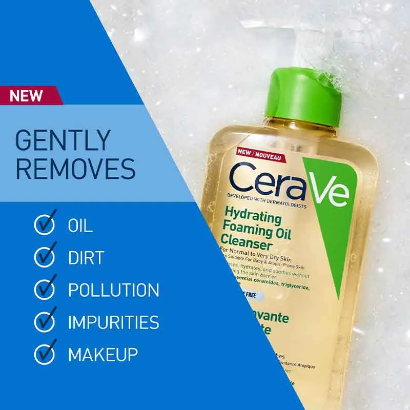 CeraVe Hydrating Foaming Oil Cleanser