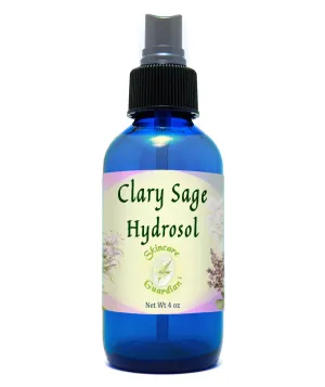 Clary Sage Hydrosol - Claire Sage Hidrosol - Refreshing Aromatherapy Pure Facial Toner 4 oz Mister