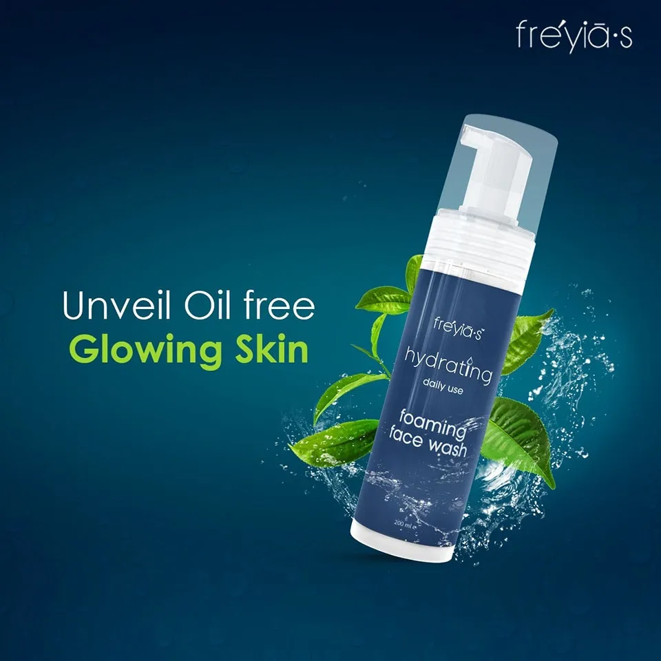 Freyias Hydrating Foaming Face Wash (200ml)