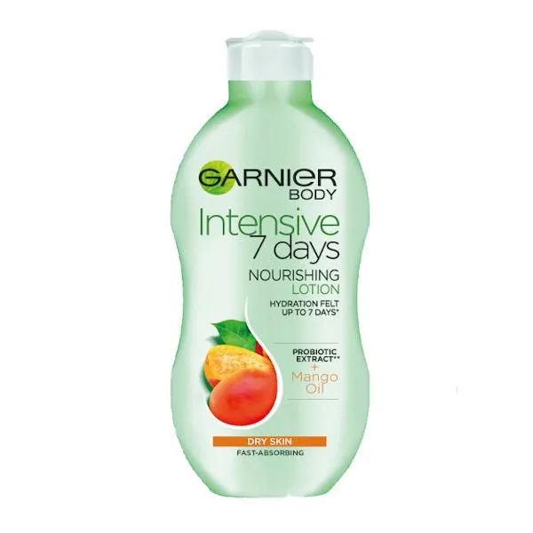 Garnier Intensive 7 Days Mango Probiotic Extract Body Lotion Dry Skin