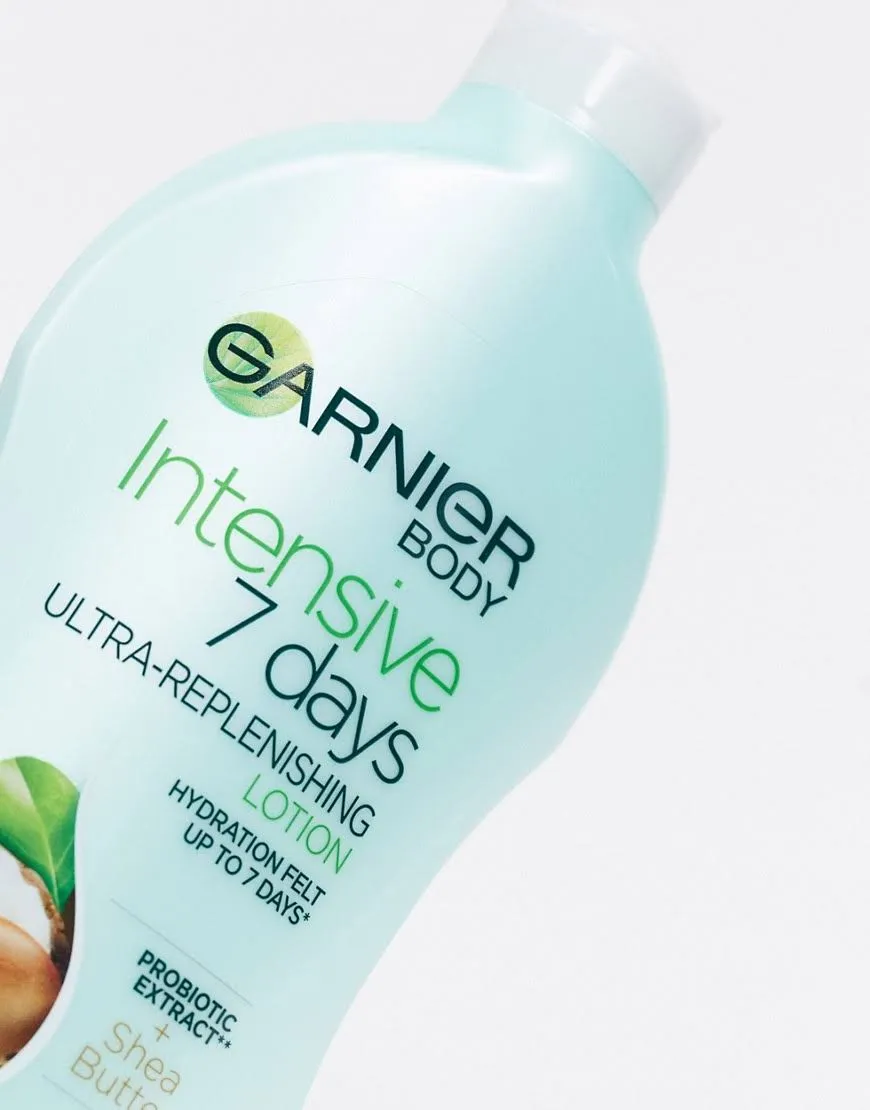 Garnier Intensive 7 Days Shea Butter Probiotic Extract Body Lotion Dry Skin