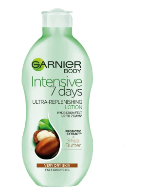 Garnier Intensive 7 Days Shea Butter Probiotic Extract Body Lotion Dry Skin