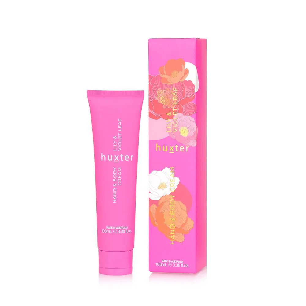 Huxter Hand & Body Cream - Lily & Violet Leaf