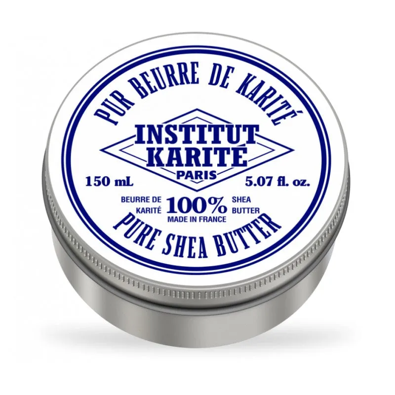 Institut Karite 100% Shea Butter For Hands, Lips, Face, Body and Hair, Fragrance Free