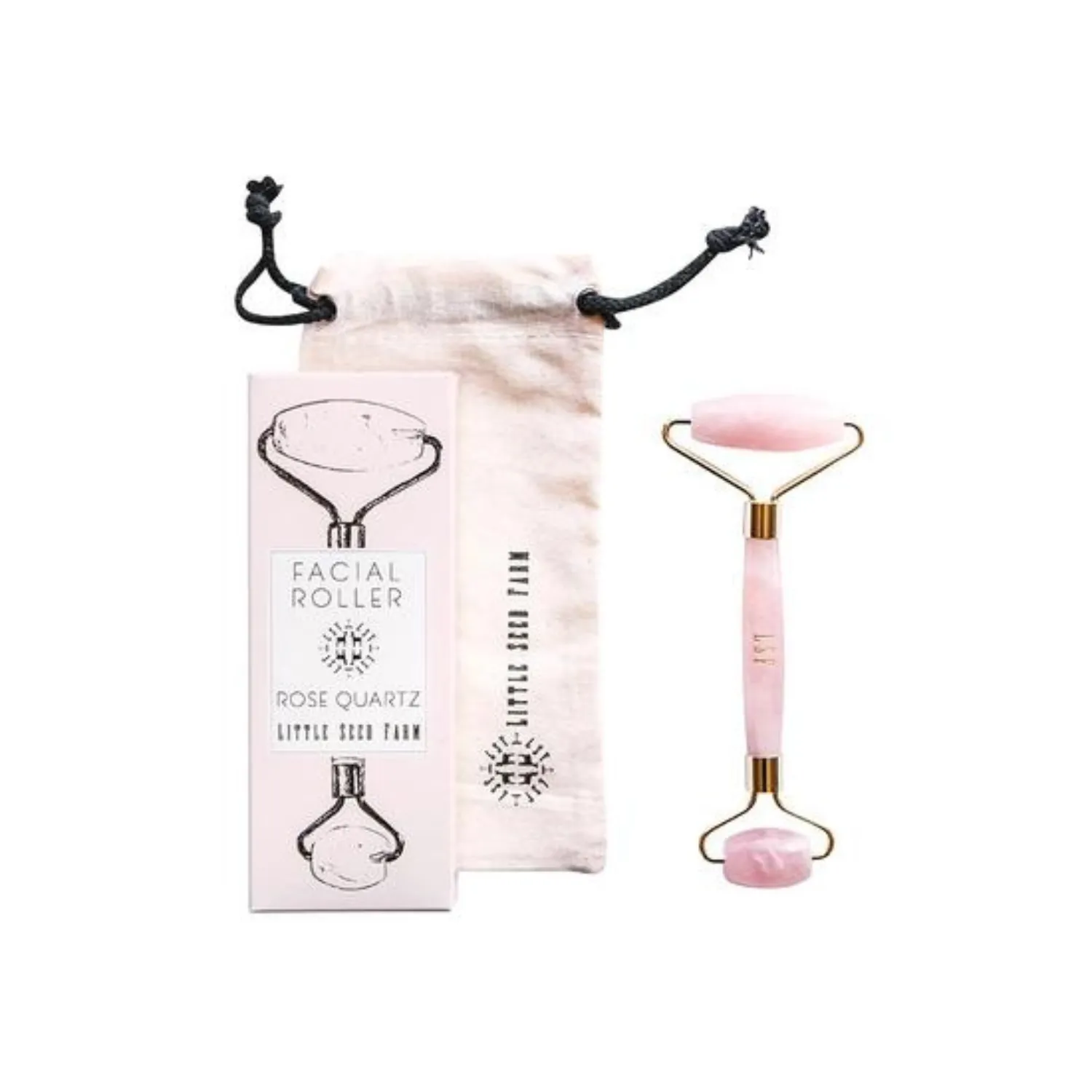 Little Seed Farm - Rose Quartz Facial Roller