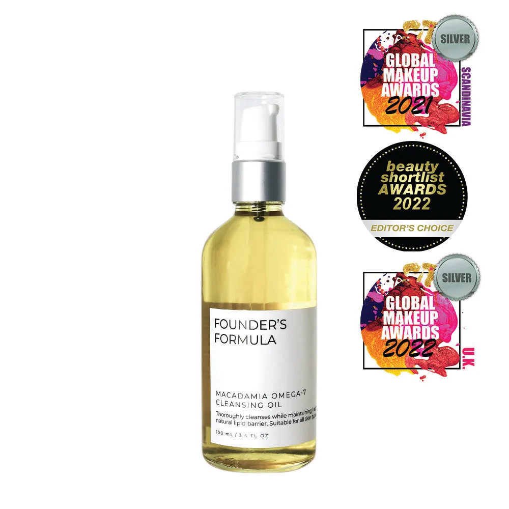 Macadamia Omega - 7 Organic Cleansing Oil (Salon Only - 500ml - 2 x 250mls)