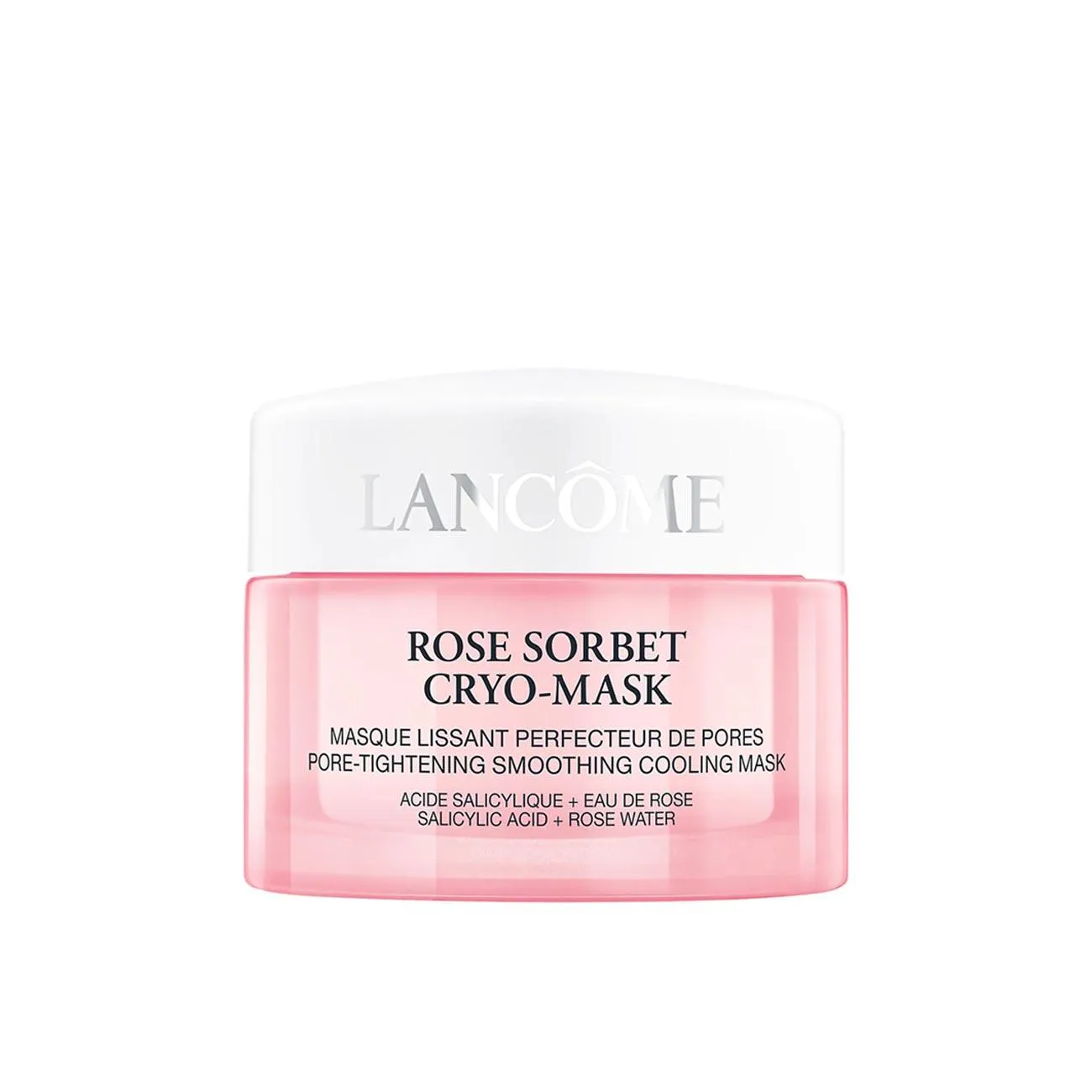 Rose Sorbet Cryo-Mask - Pore Tightening Smoothing Cooling Face Mask with Salicylic Acid & Rose Water