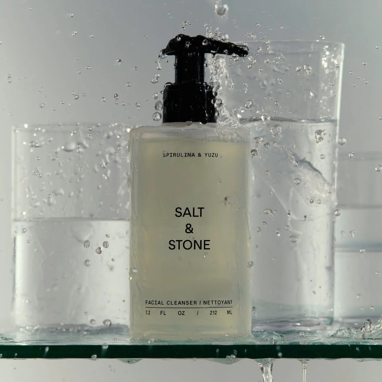 Salt & Stone Spirulina & Yuzu Facial Cleanser (212ml)