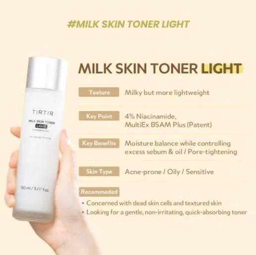 TIRTIR Milk Skin Toner Light Refreshing Skin