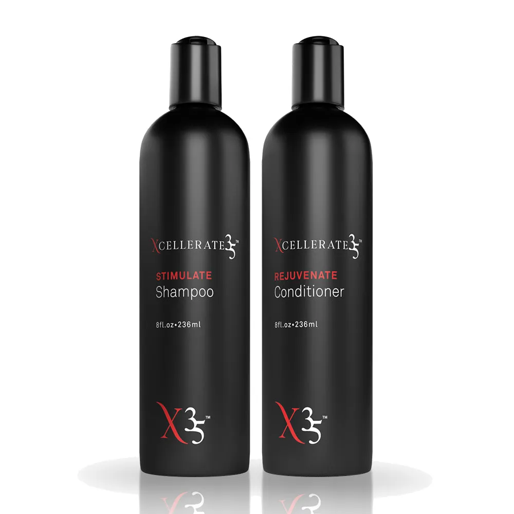 Xcellerate35 - Shampoo   Conditioner   Serum   2 Free Serums